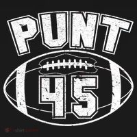 Punt 45 Anti Trump Football Backpack thumb 2