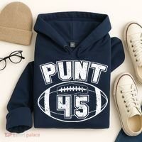 Punt 45 Anti Trump Football Hoodie thumb 4