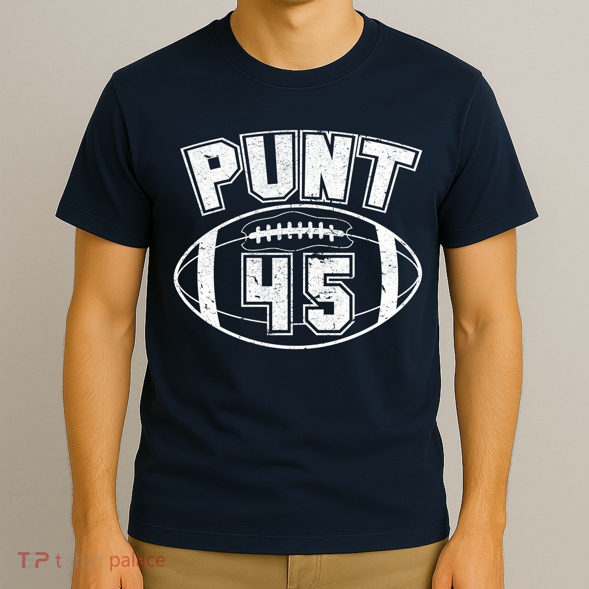 Punt 45 Anti Trump Football T-Shirt