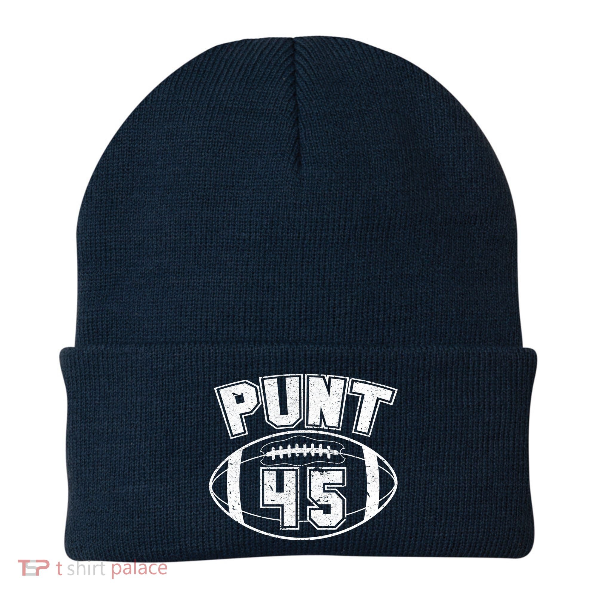 Punt 45 Anti Trump Football Beanie