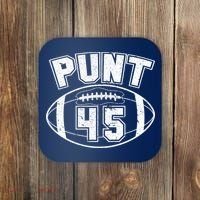 Punt 45 Anti Trump Football Coaster thumb 0
