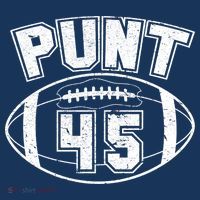 Punt 45 Anti Trump Football Women's Hoodie thumb 2