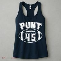 Punt 45 Anti Trump Football Women's Tank Top thumb 3
