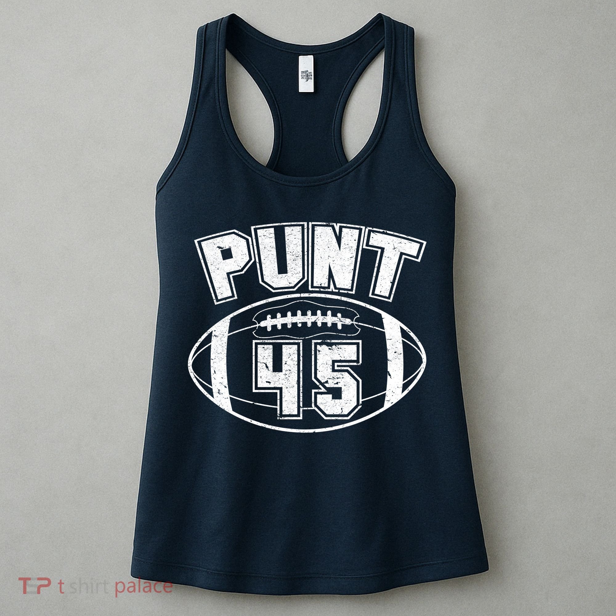 Punt 45 Anti Trump Football Women's Tank Top