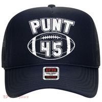 Punt 45 Anti Trump Football Hat thumb 0