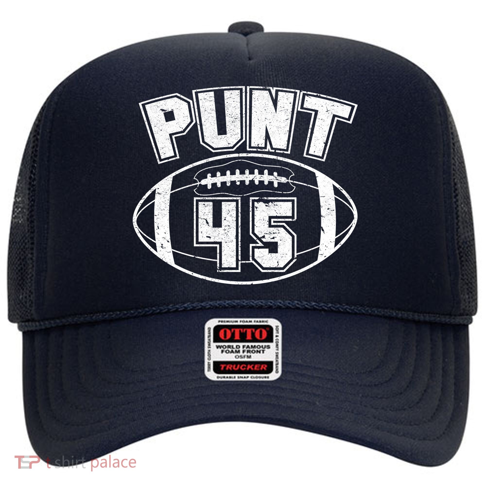 Punt 45 Anti Trump Football Hat