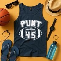 Punt 45 Anti Trump Football Tank Top thumb 4