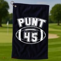 Punt 45 Anti Trump Football Golf Towel thumb 1