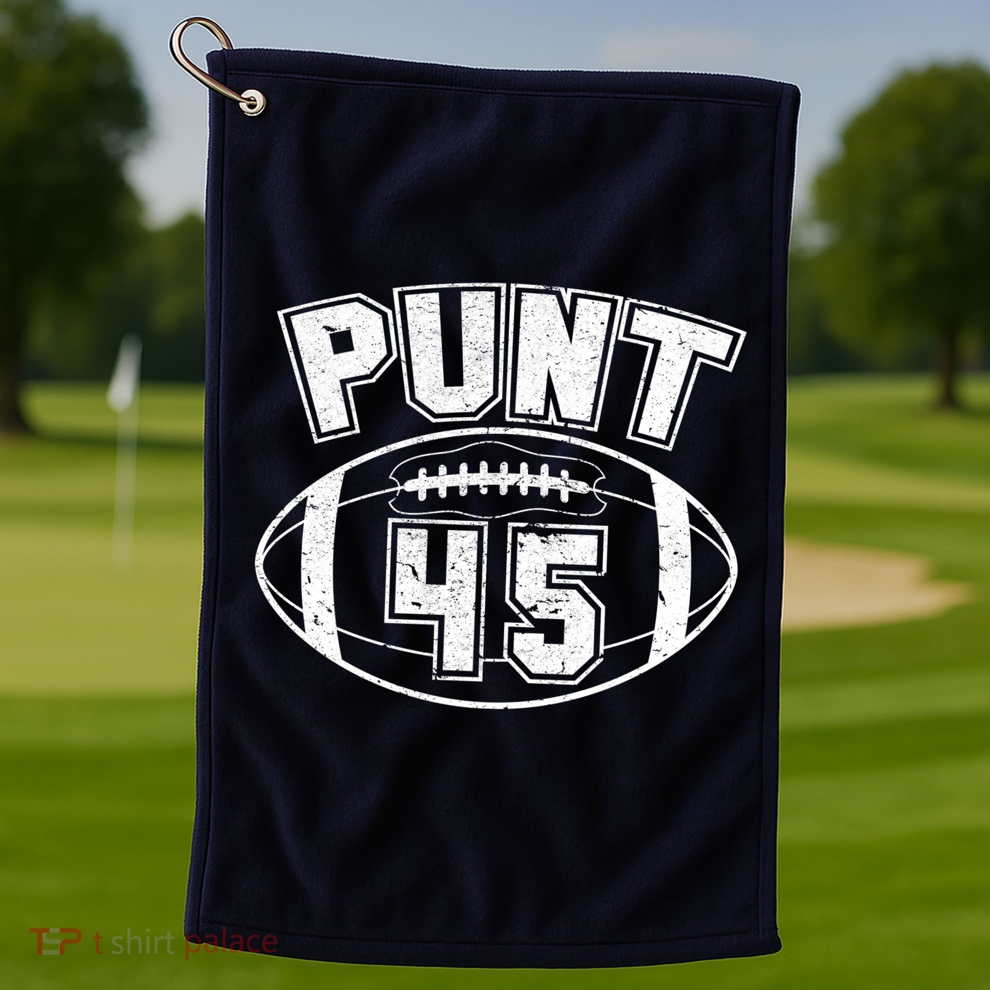 Punt 45 Anti Trump Football Golf Towel