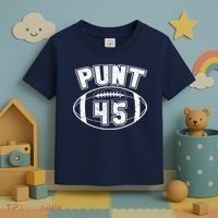 Punt 45 Anti Trump Football Toddler T-Shirt thumb 3