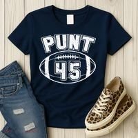 Punt 45 Anti Trump Football Women's T-Shirt thumb 3