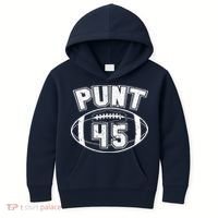 Punt 45 Anti Trump Football Kids Hoodie thumb 0