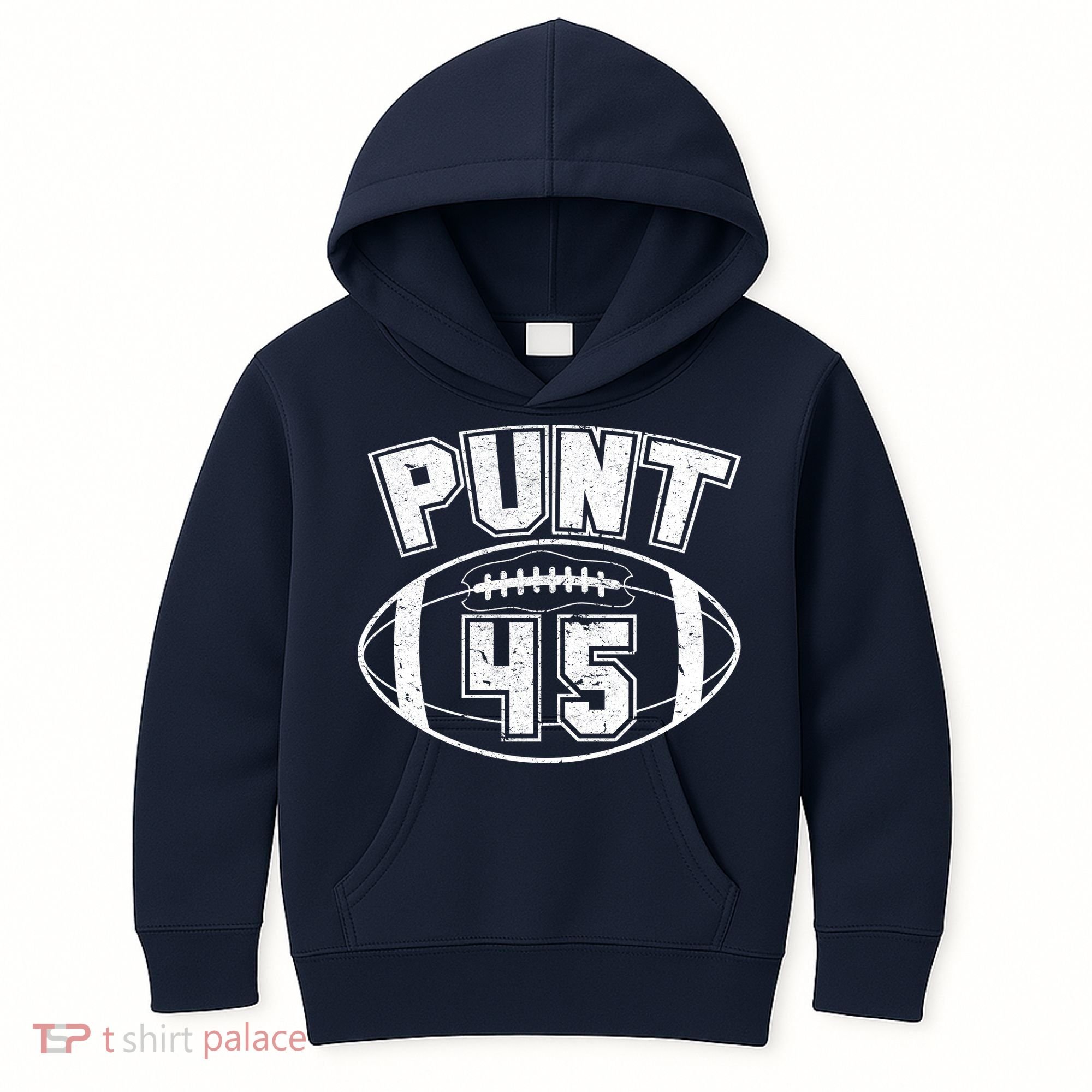 Punt 45 Anti Trump Football Kids Hoodie