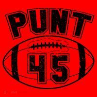 Punt 45 Anti Trump Football Santa Hat thumb 1