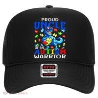 Proud Uncle Of An Autism Warrior Dinosaur Gift Hat thumb 0