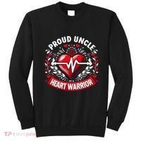 Proud Uncle Of Heart Warrior Chd Awareness Congenital Defect Sweatshirt thumb 0