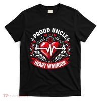 Proud Uncle Of Heart Warrior Chd Awareness Congenital Defect T-Shirt thumb 0
