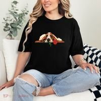 Puppy Love Red Rose Comfort Colors T-Shirt thumb 2