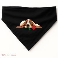 Puppy Love Red Rose USA-Made Doggie Bandana thumb 0