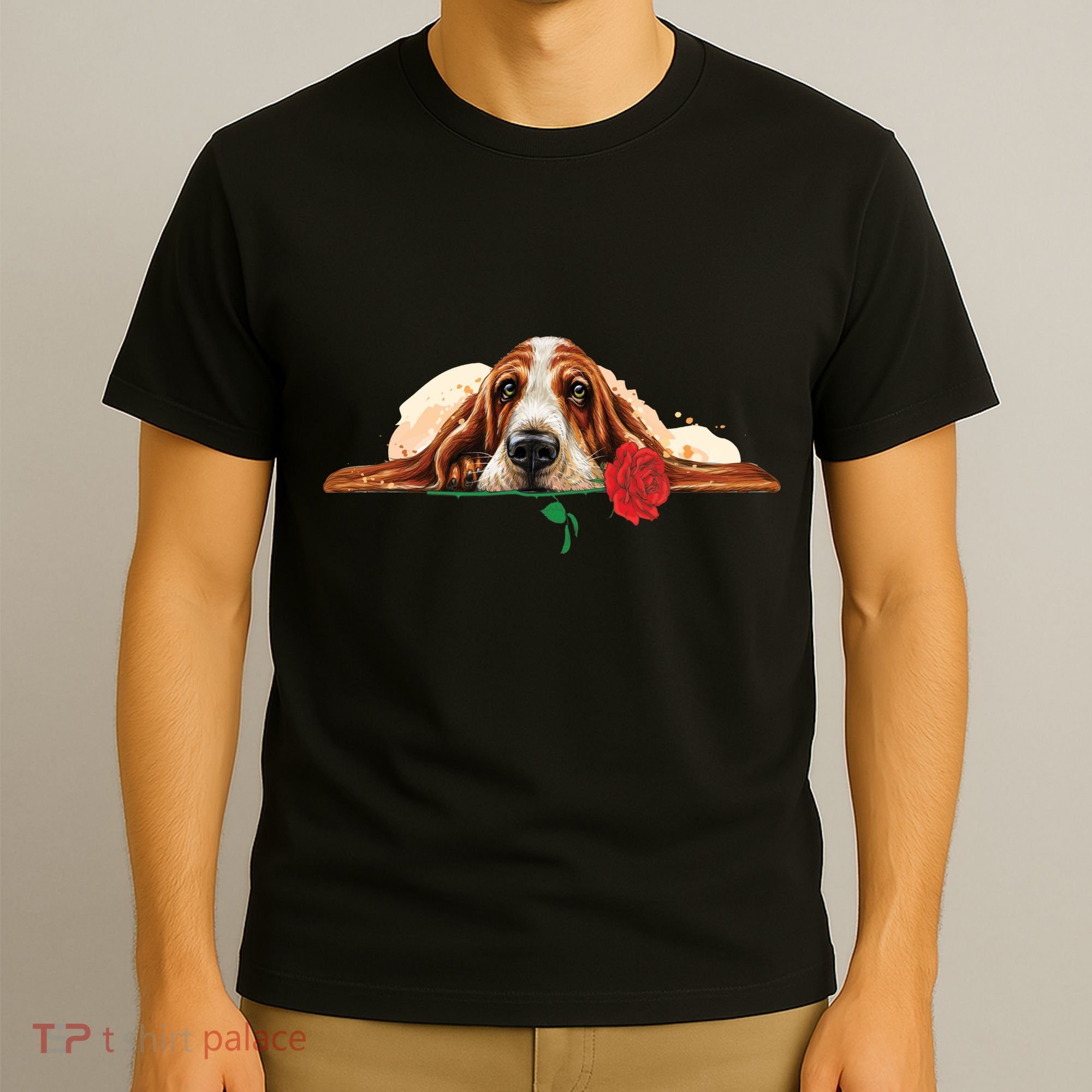 Puppy Love Red Rose T-Shirt
