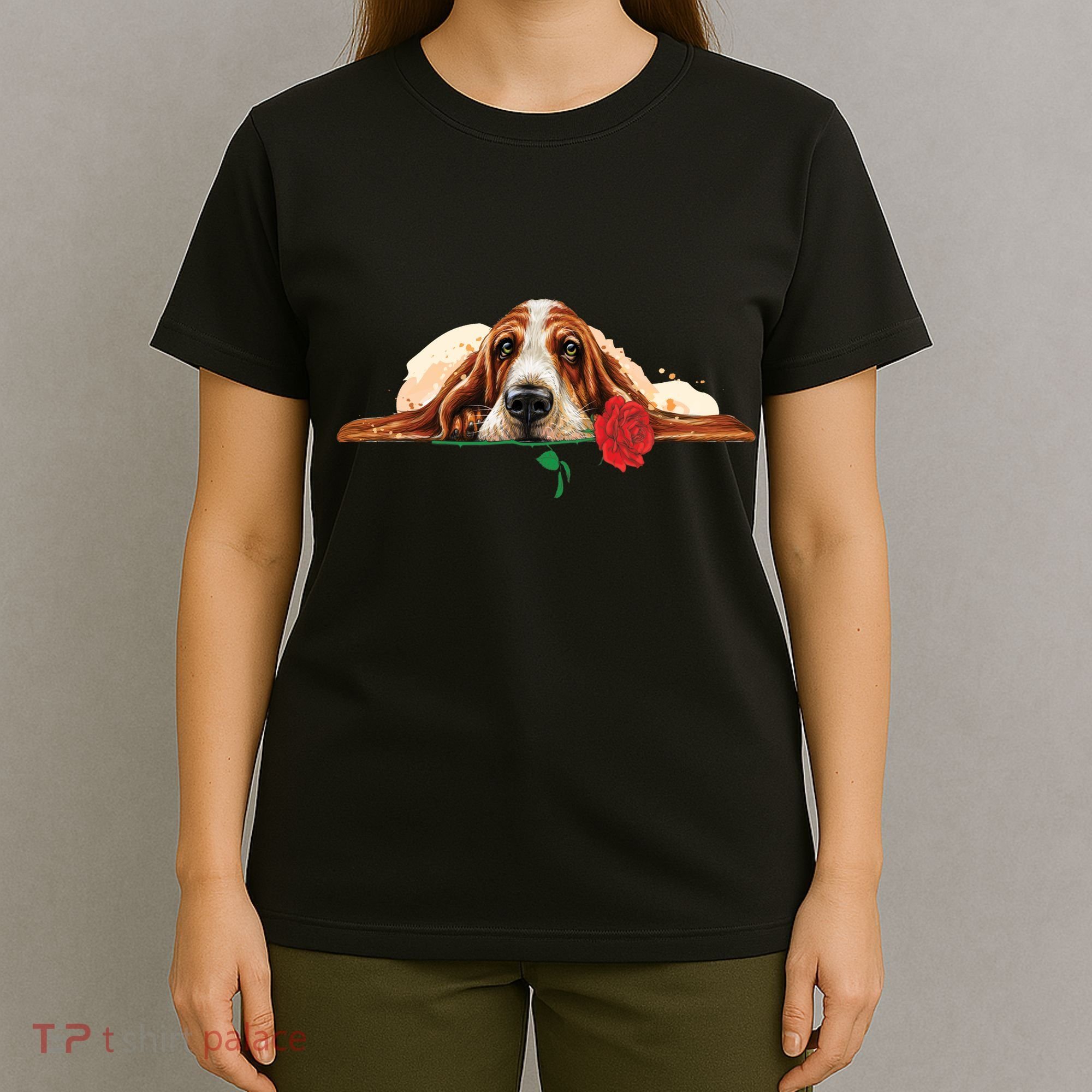 Puppy Love Red Rose T-Shirt