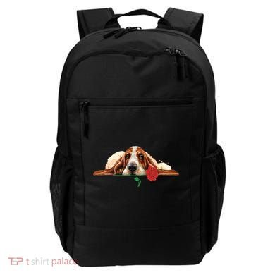 Puppy Love Red Rose Backpack