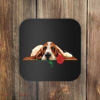 Puppy Love Red Rose Coaster thumb 0