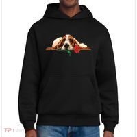 Puppy Love Red Rose District V.I.T. Heavyweight Hoodie thumb 0