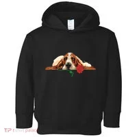 Puppy Love Red Rose Toddler Hoodie thumb 0