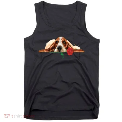 Puppy Love Red Rose Tank Top