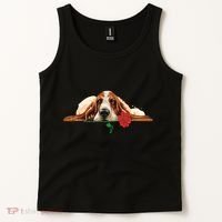 Puppy Love Red Rose Tank Top thumb 2