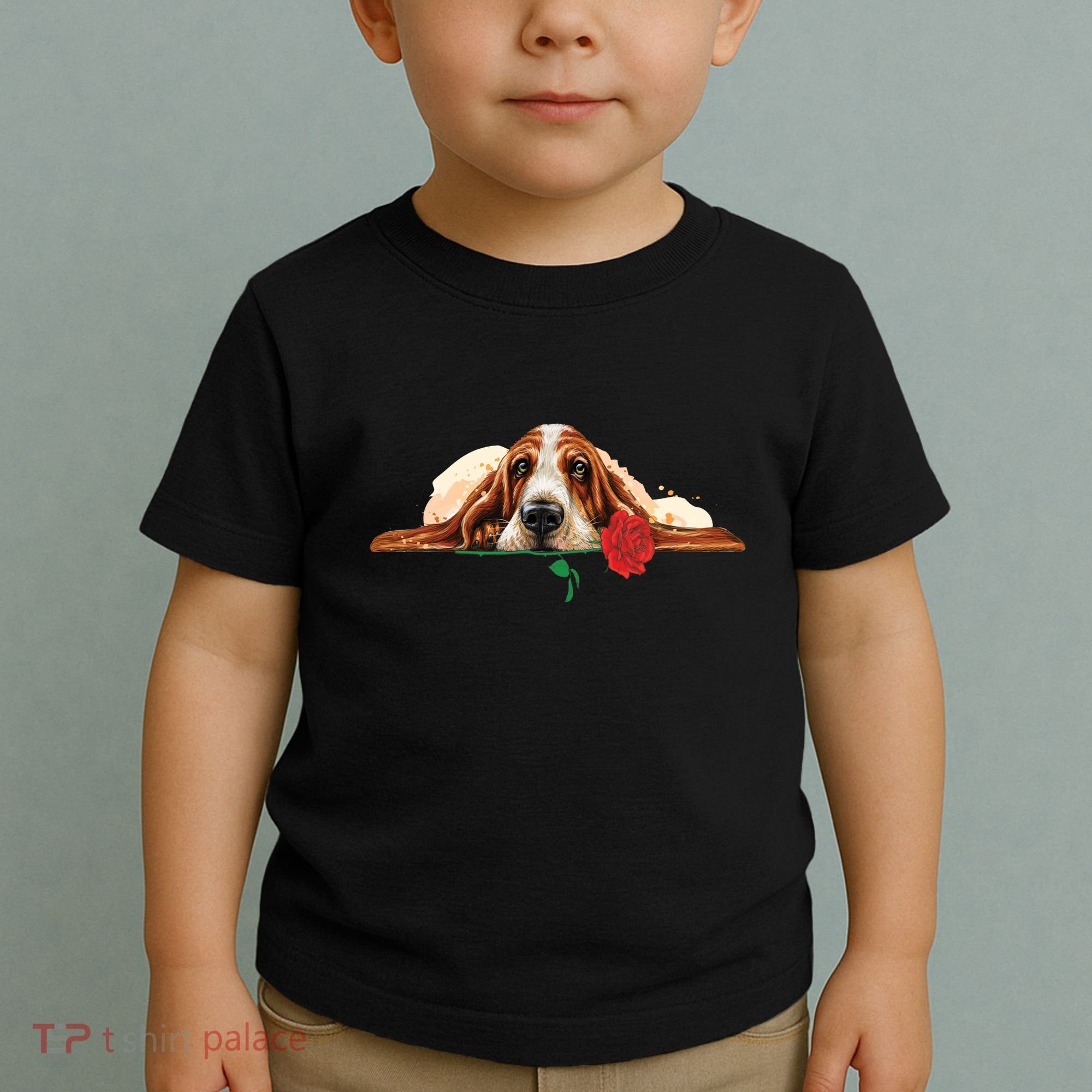 Puppy Love Red Rose Toddler T-Shirt