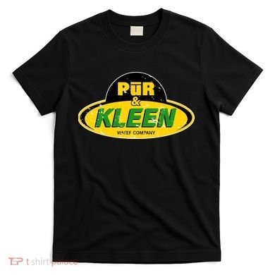Pur & Kleen Water Company Logo T-Shirt