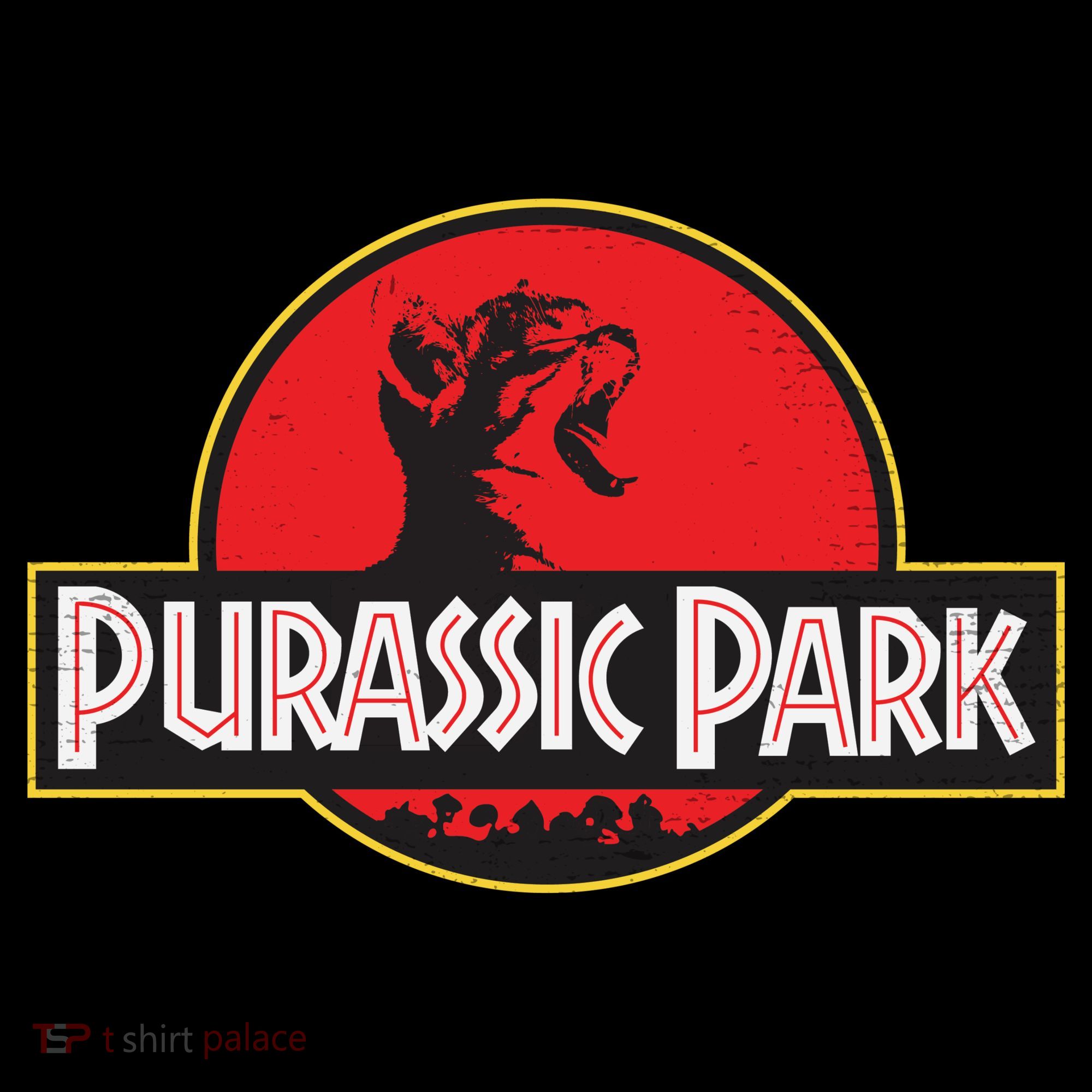 Purassic Park Cat T-Shirt