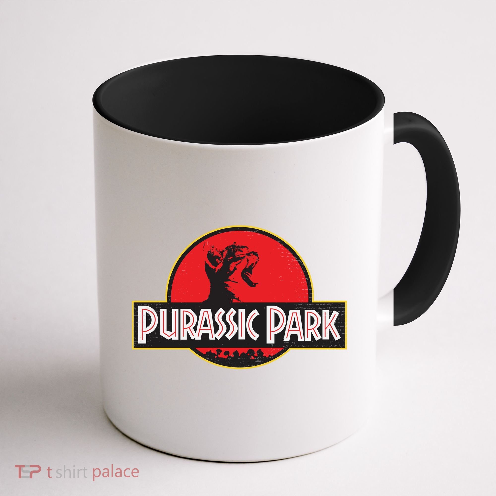 Purassic Park Cat Coffee Mug