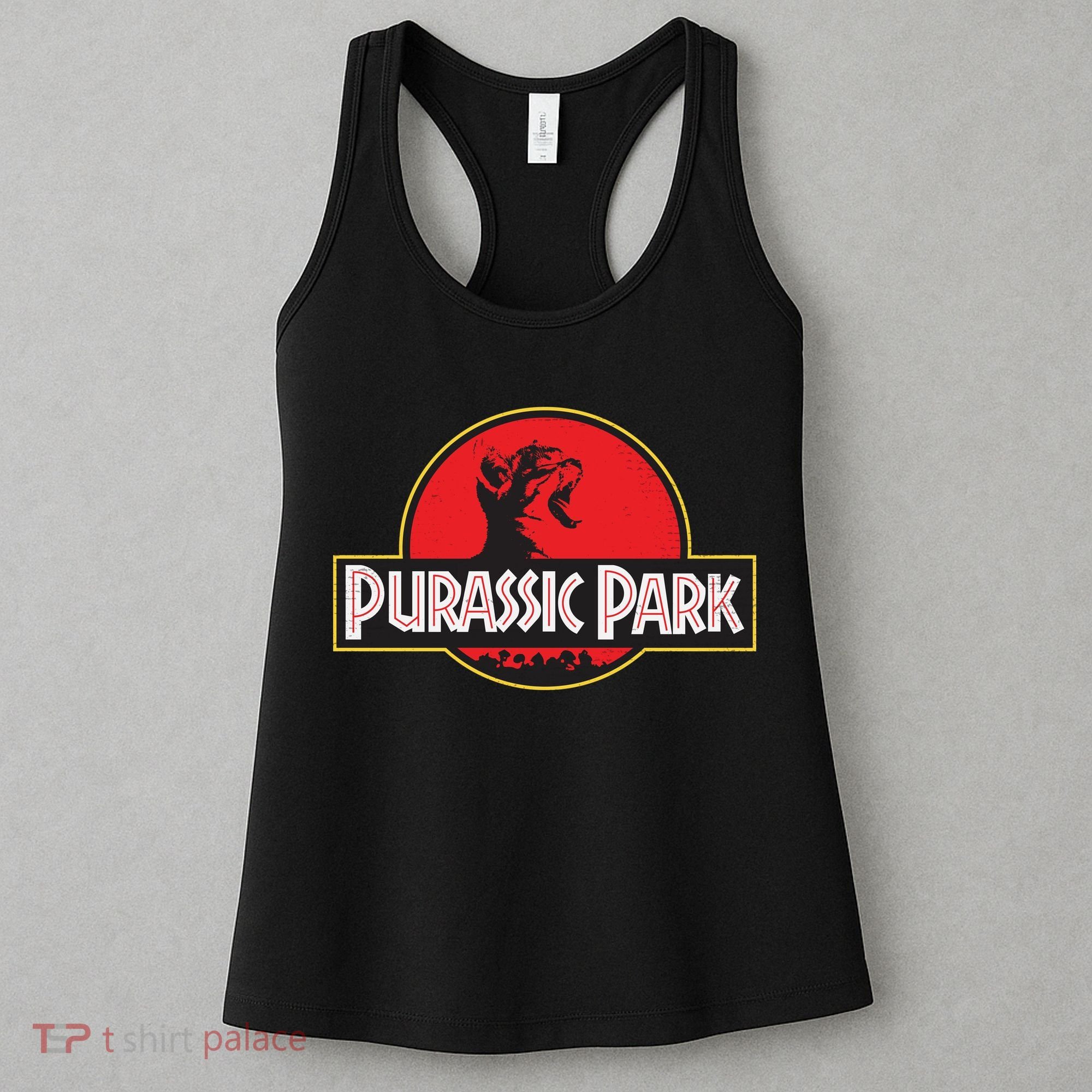 Purassic Park Cat Women's Tank Top