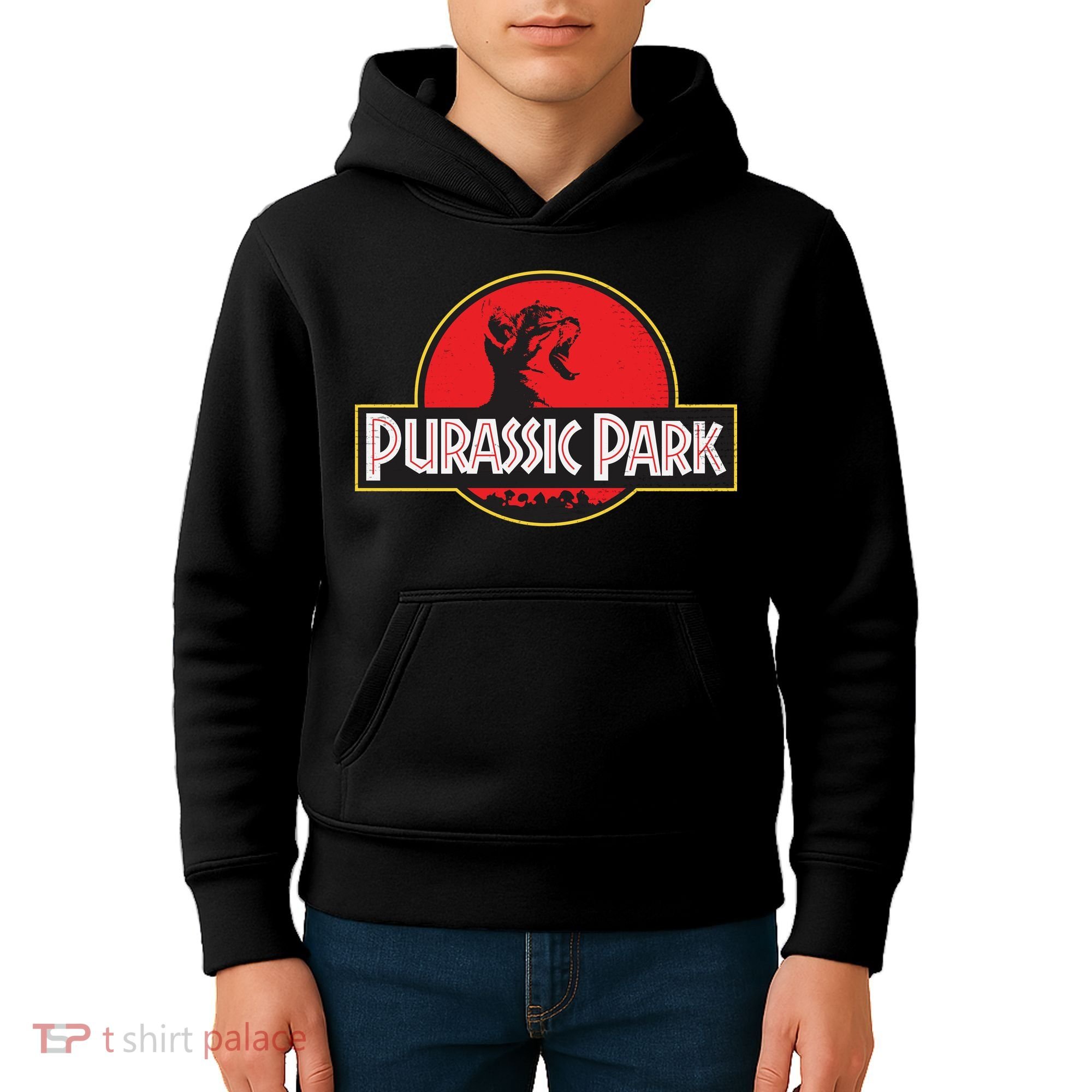 Purassic Park Cat Kids Hoodie