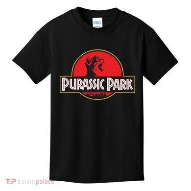 Purassic Park Cat Kids T-Shirt