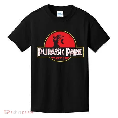 Purassic Park Cat Kids T-Shirt