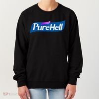 Pure Hell Purehell Social Distancing Hand Sanitizer Parody Women's Sweatshirt thumb 0