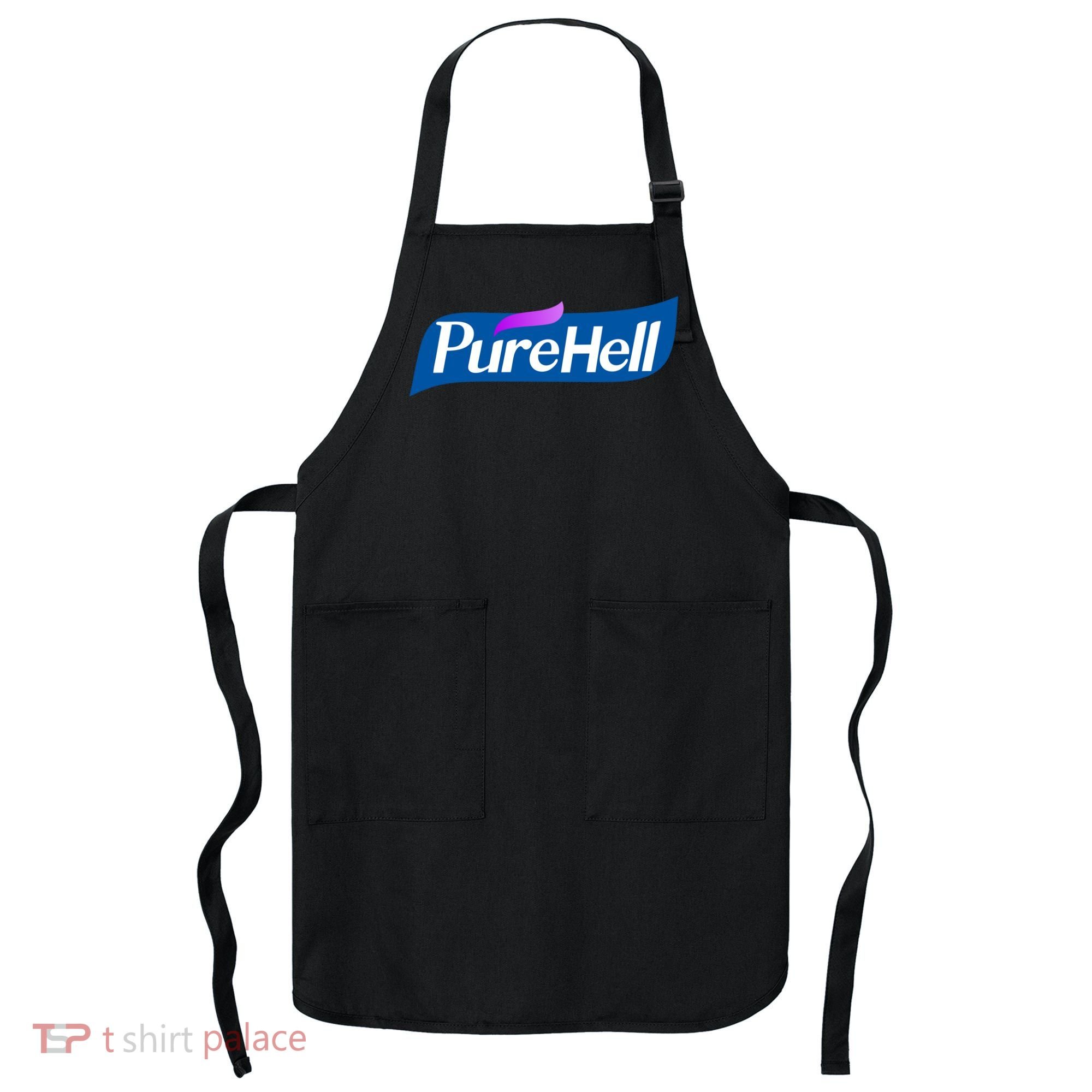 Pure Hell Purehell Social Distancing Hand Sanitizer Parody Apron