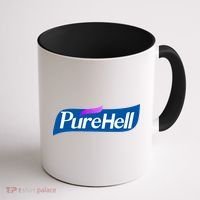 Pure Hell Purehell Social Distancing Hand Sanitizer Parody Coffee Mug thumb 1