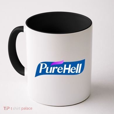Pure Hell Purehell Social Distancing Hand Sanitizer Parody Coffee Mug