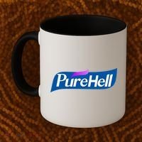 Pure Hell Purehell Social Distancing Hand Sanitizer Parody Coffee Mug thumb 2