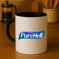 Pure Hell Purehell Social Distancing Hand Sanitizer Parody Coffee Mug thumb 4