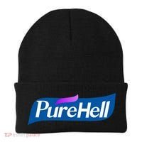 Pure Hell Purehell Social Distancing Hand Sanitizer Parody Beanie thumb 0