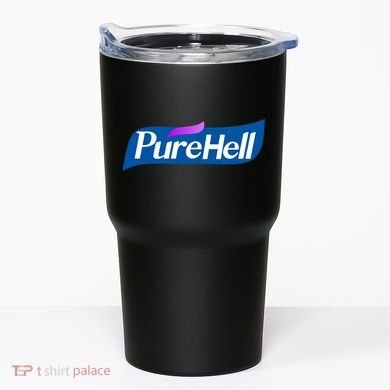 Pure Hell Purehell Social Distancing Hand Sanitizer Parody Tumbler