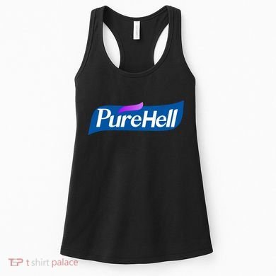 Pure Hell Purehell Social Distancing Hand Sanitizer Parody Women's Tank Top