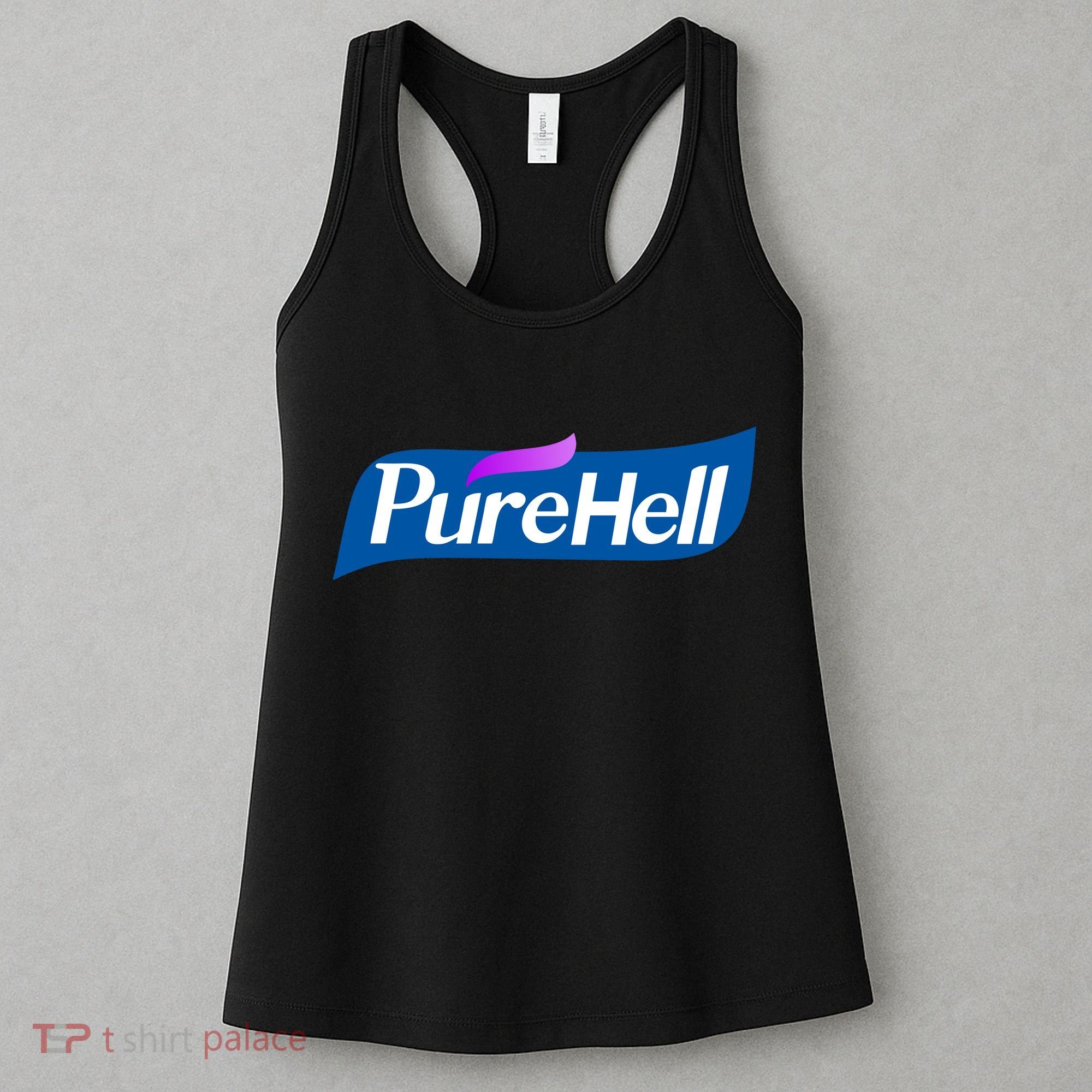 Pure Hell Purehell Social Distancing Hand Sanitizer Parody Women's Tank Top