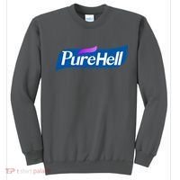 Pure Hell Purehell Social Distancing Hand Sanitizer Parody Sweatshirt thumb 0
